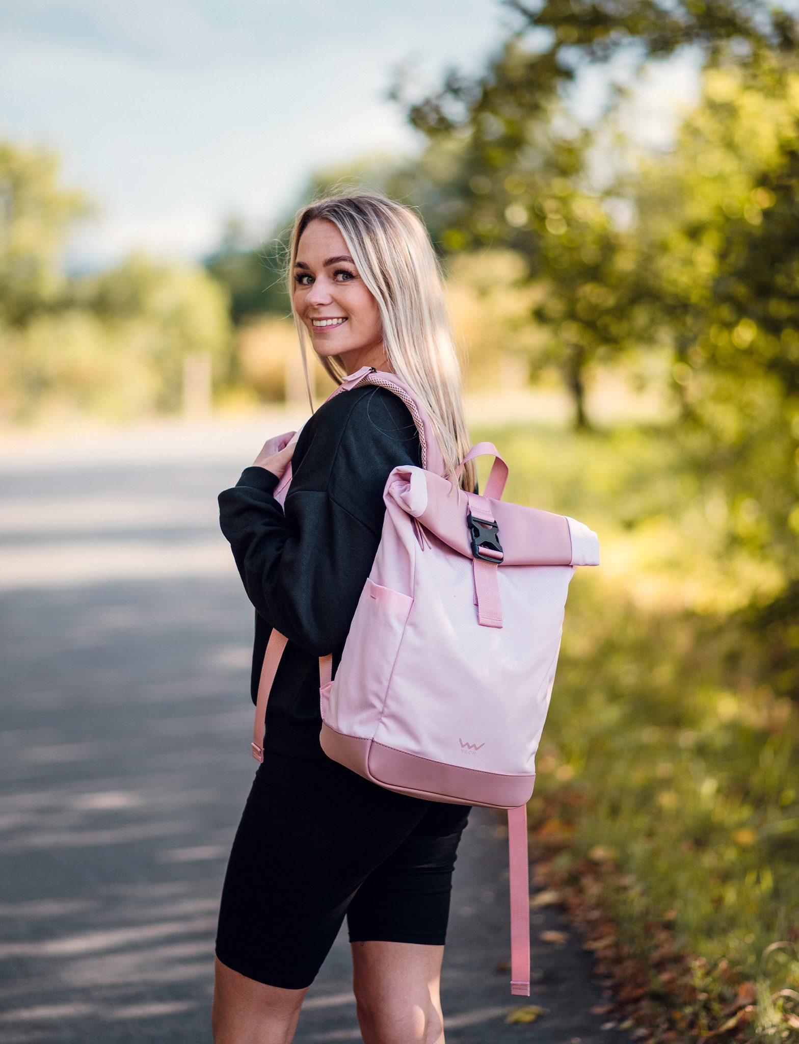 VUCH Virion Pink city backpack