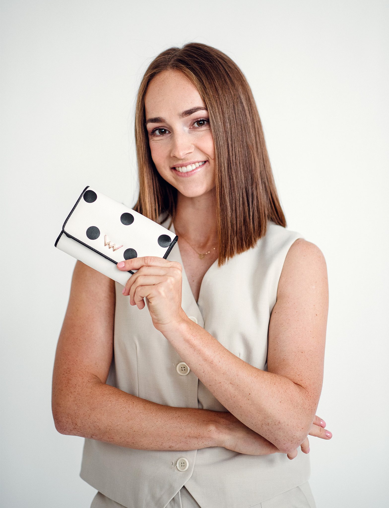 VUCH Claire Creme Wallet
