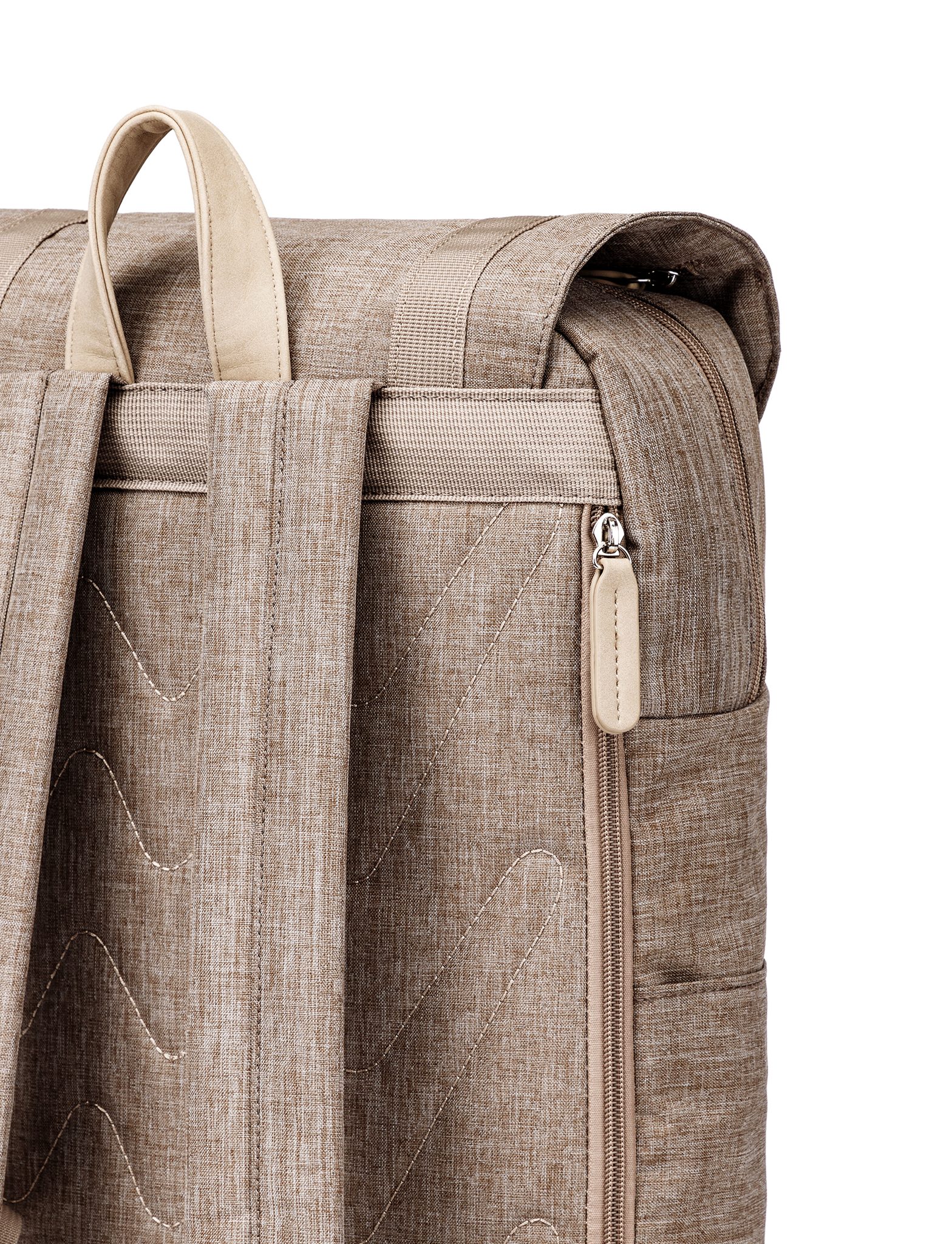 VUCH Corbin Big Beige city backpack