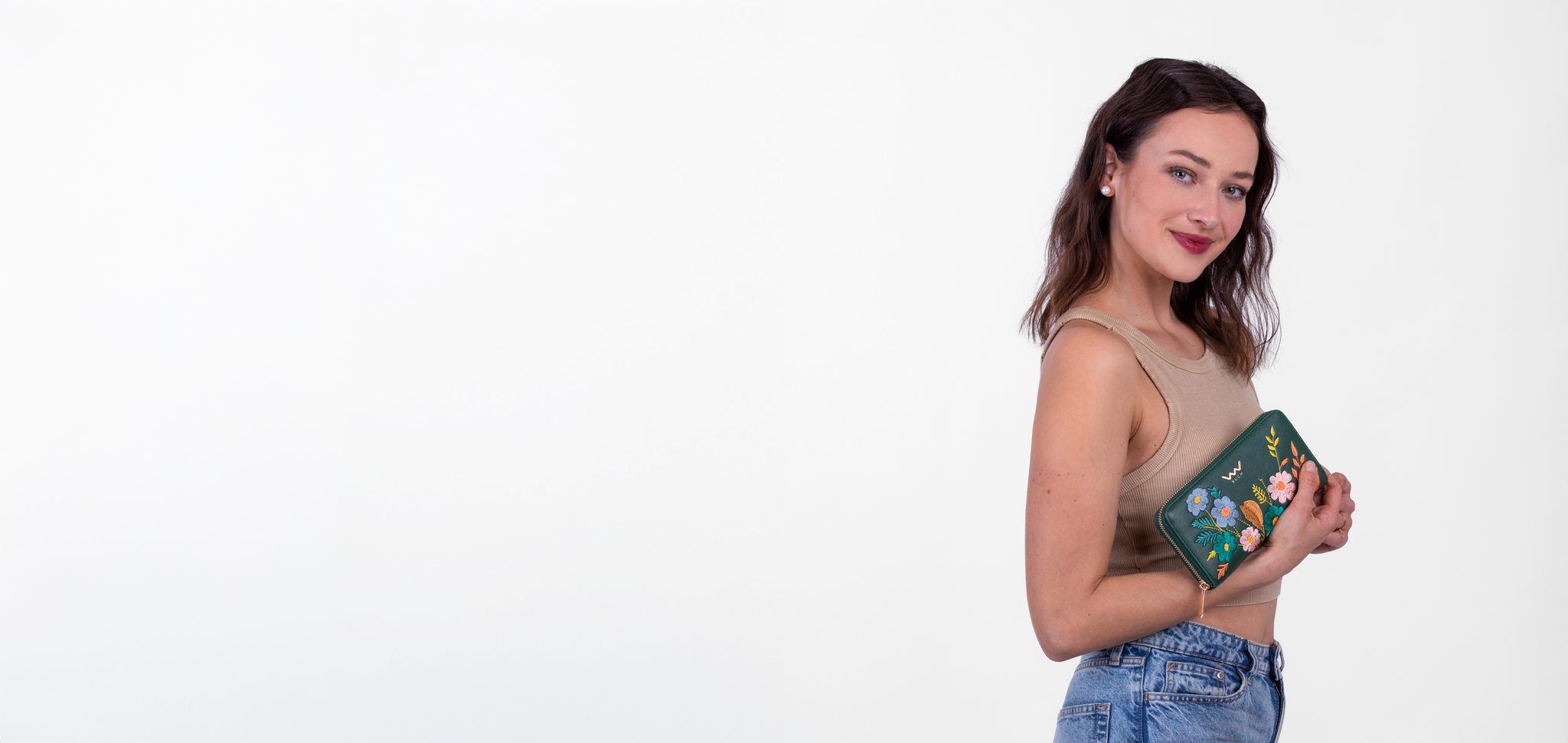 Nightie Nicci Flowers Green