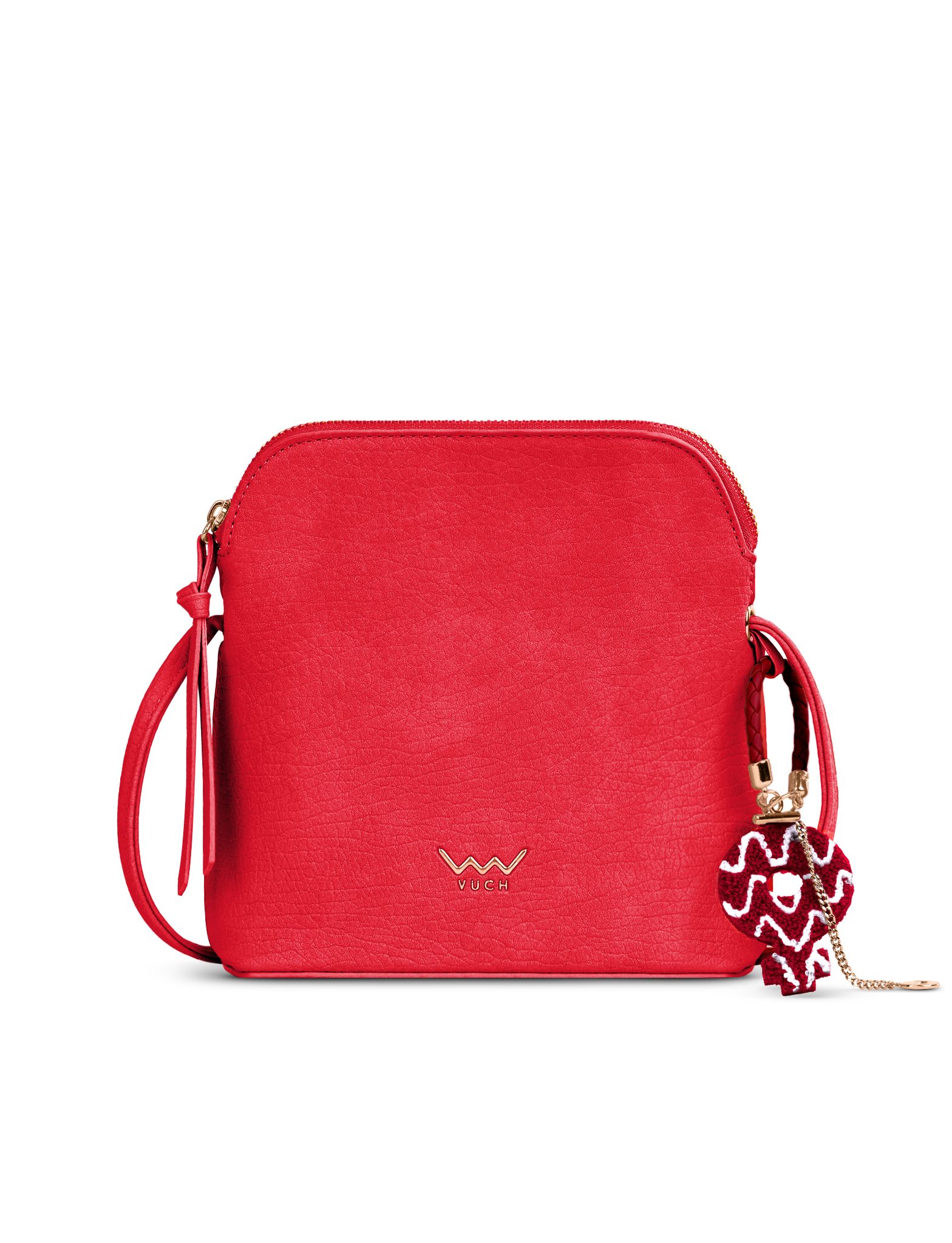 Červená mini kabelka Essel