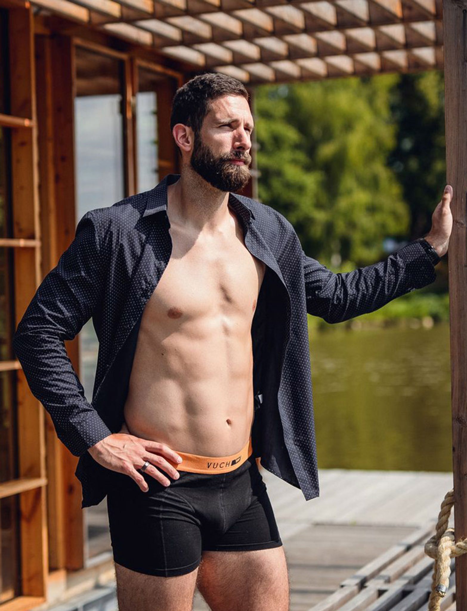 Boxeri bărbătești Antrite O-Black