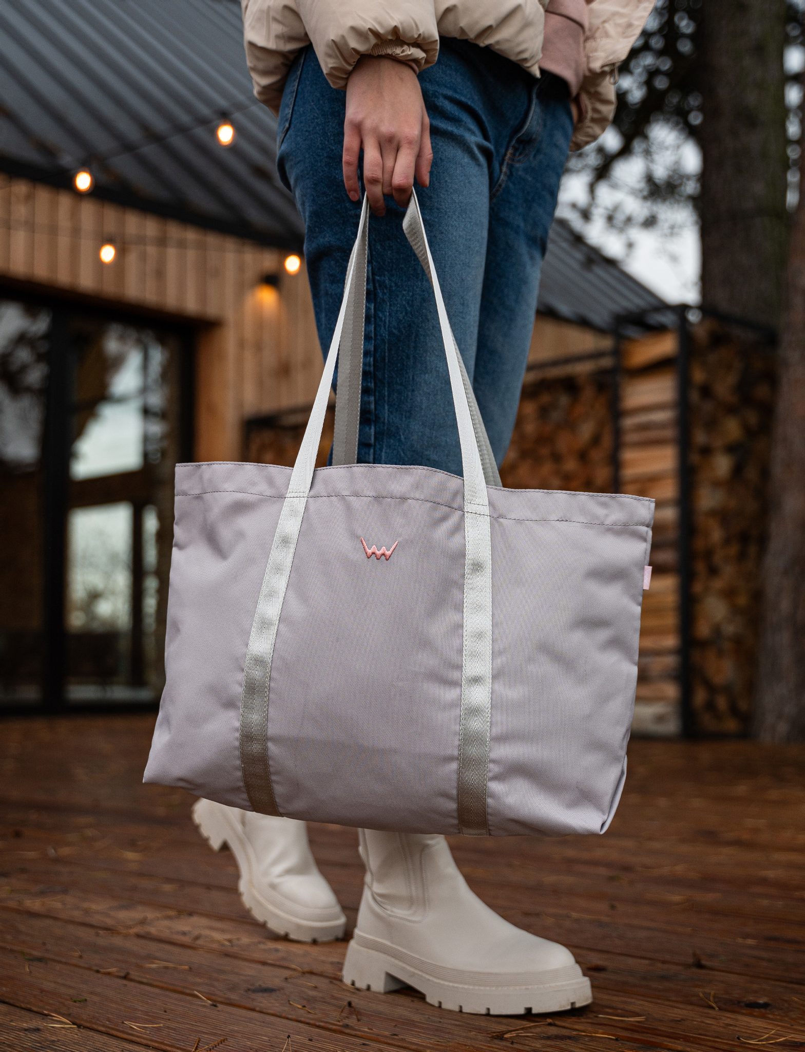 Rizzo Grey - geantă de plajă