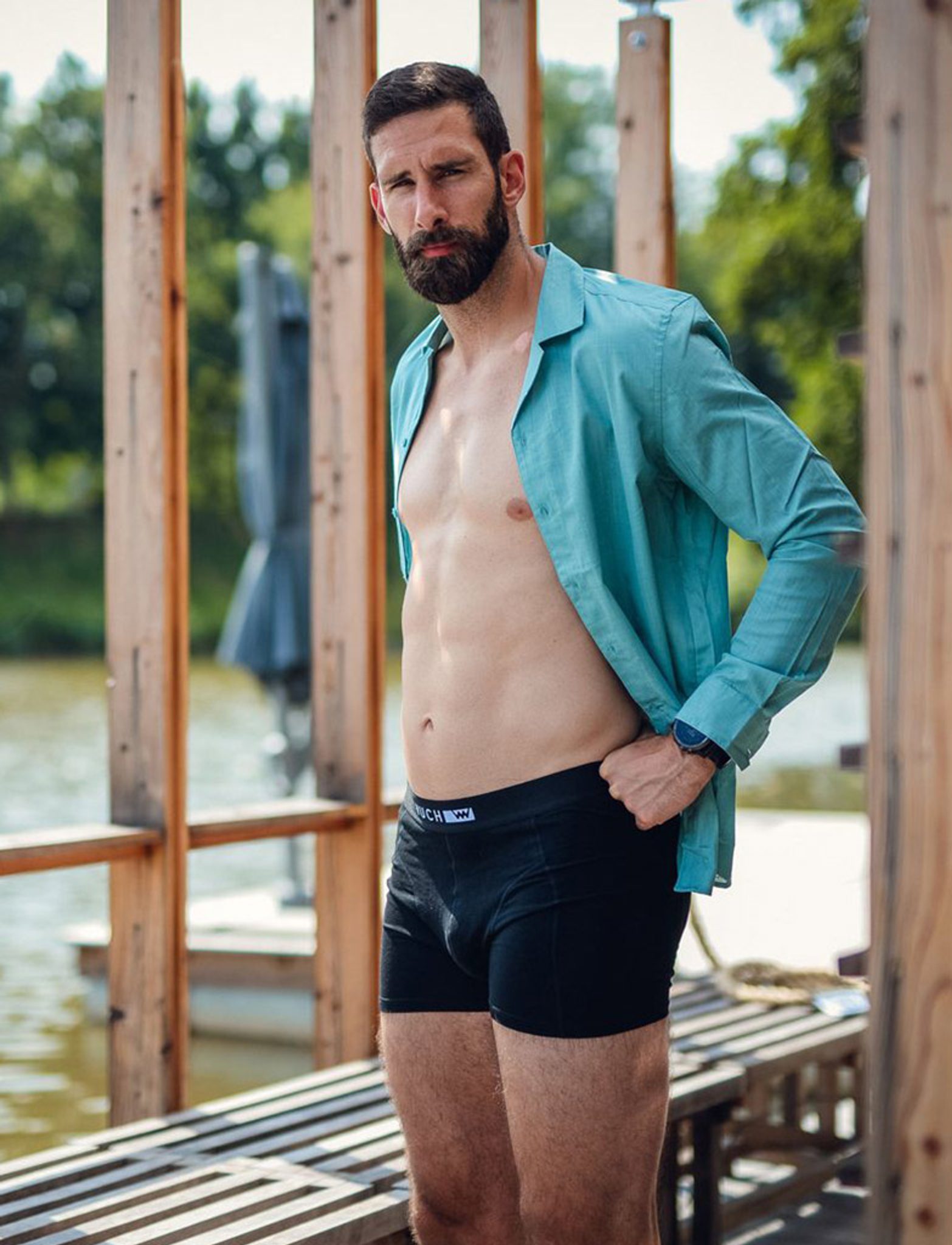 Boxeri bărbătești Antrite Black