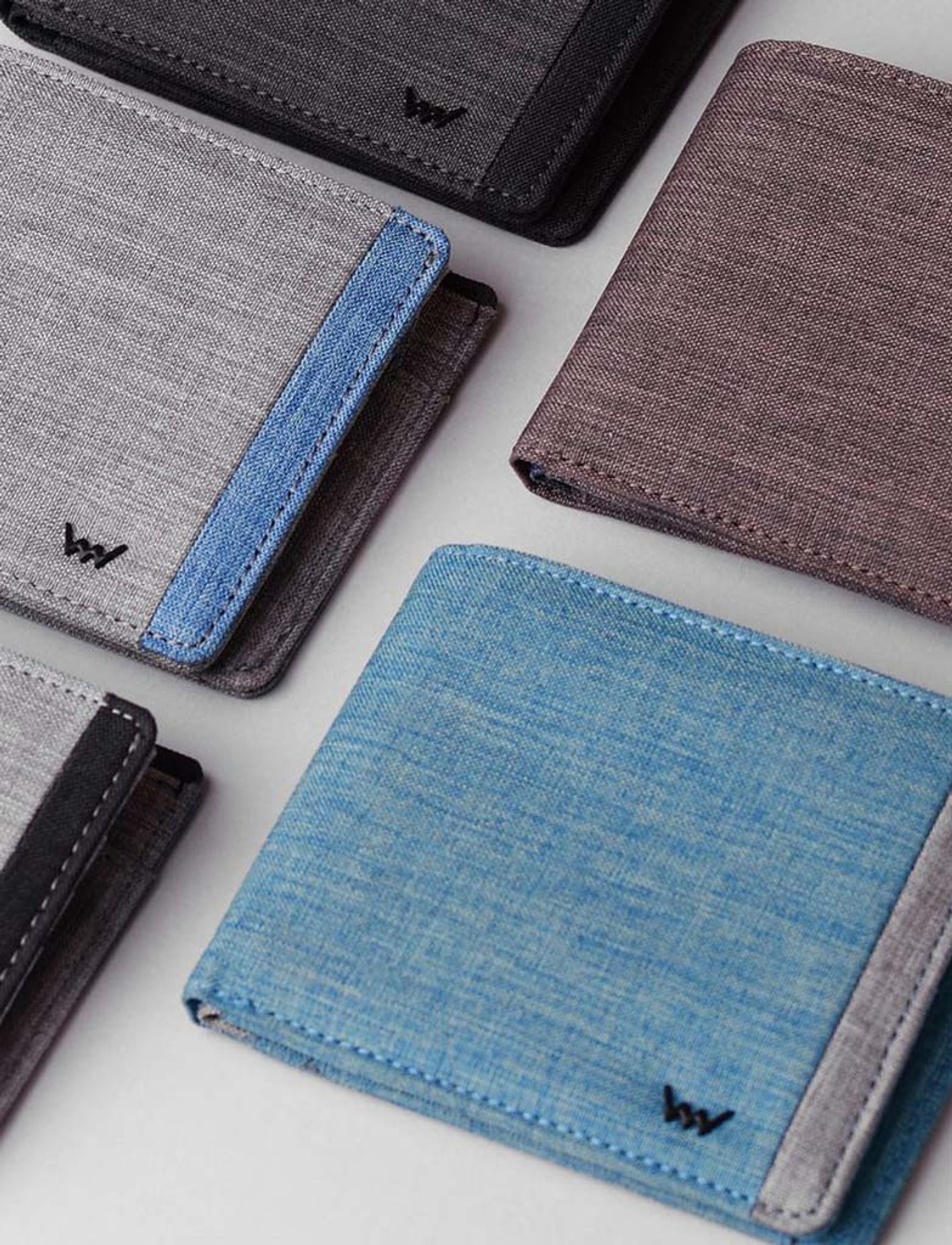 Portofel albastru bărbătesc Cruell