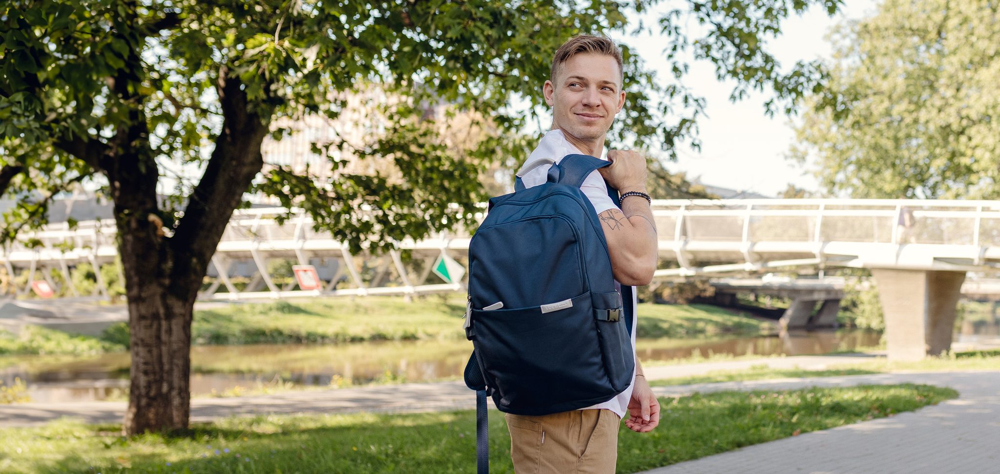 VUCH Orym Blue city backpack