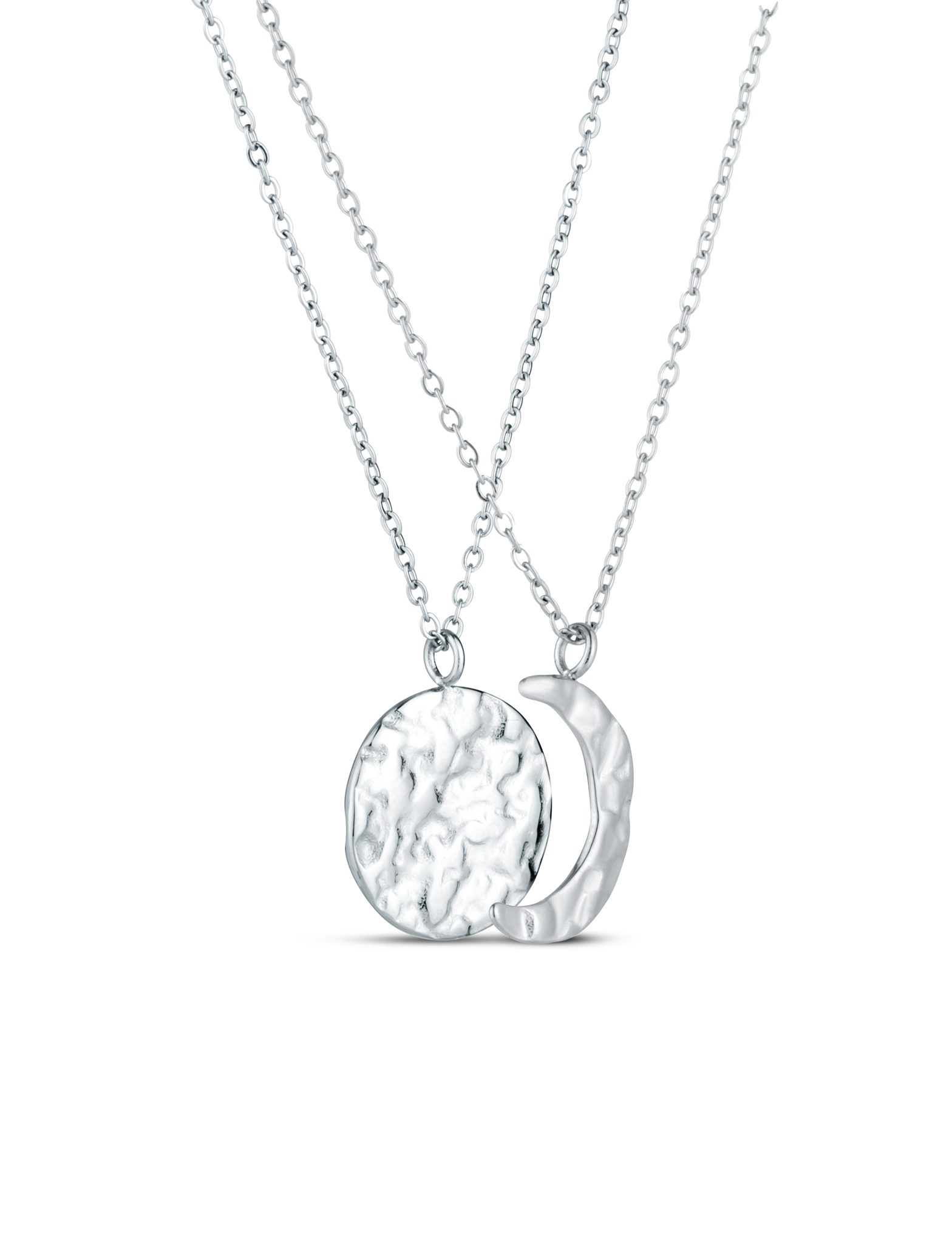 Strieborný náhrdelník Lunara