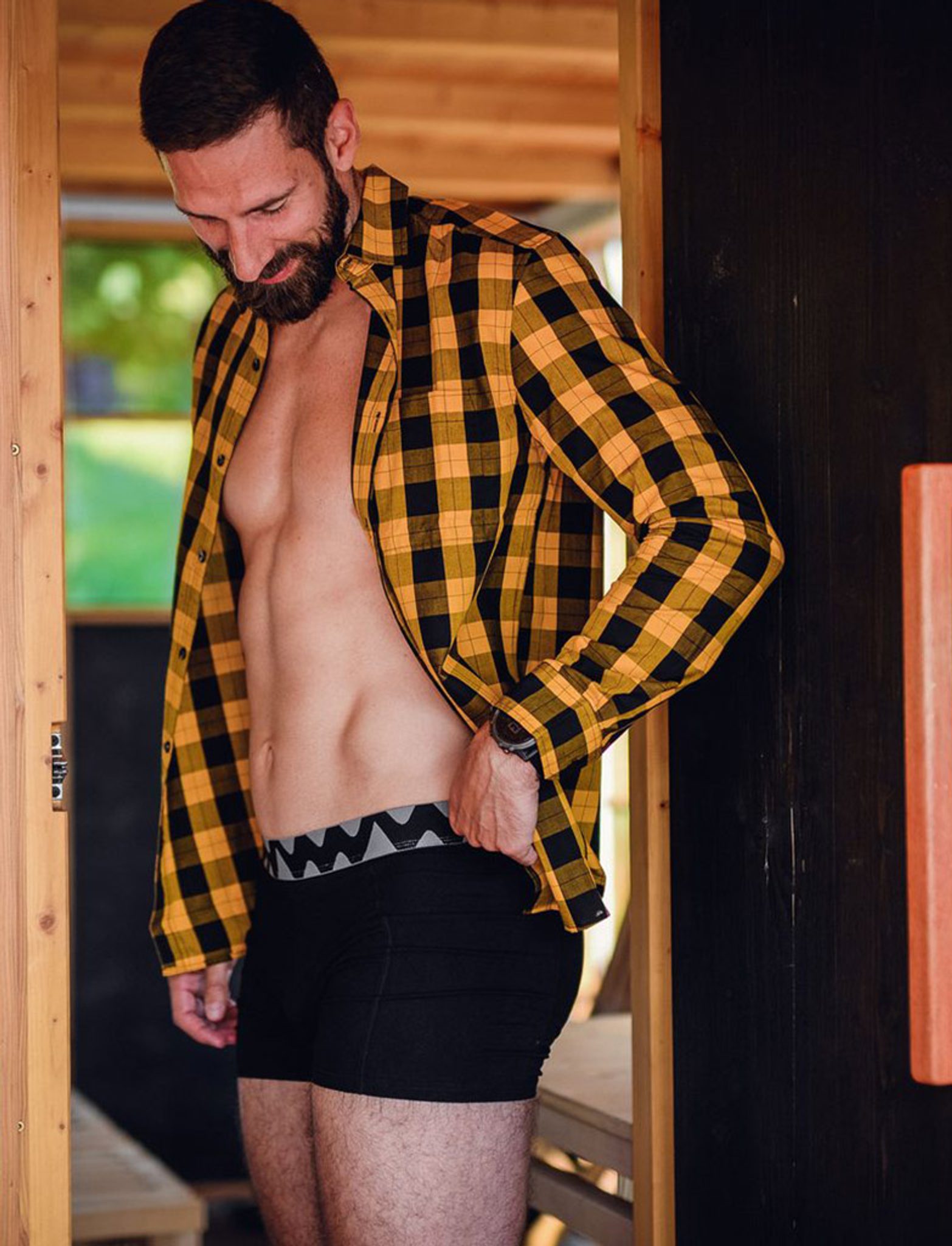 Boxeri bărbătești Evans Black