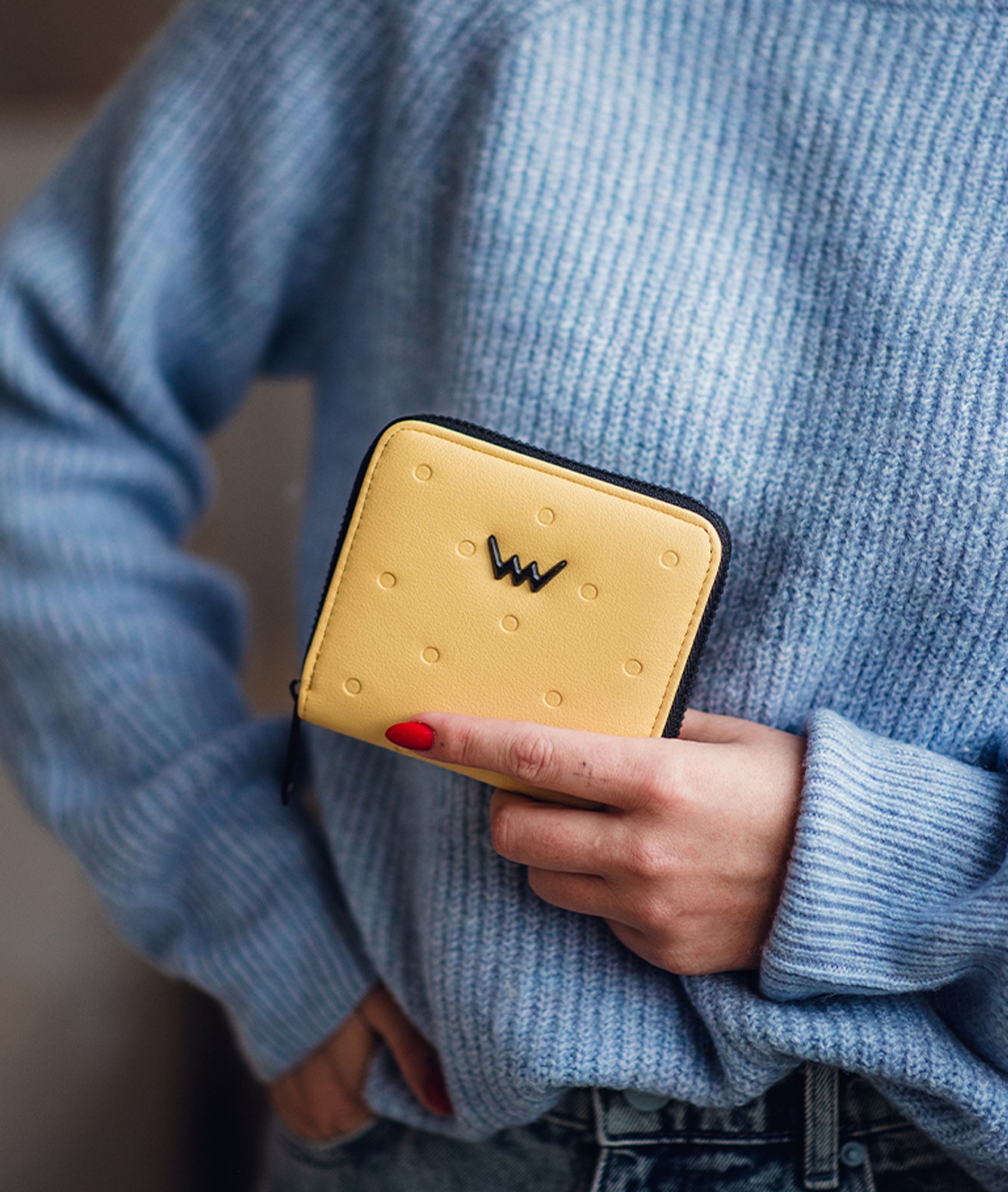 Portofel galben Charis Mini