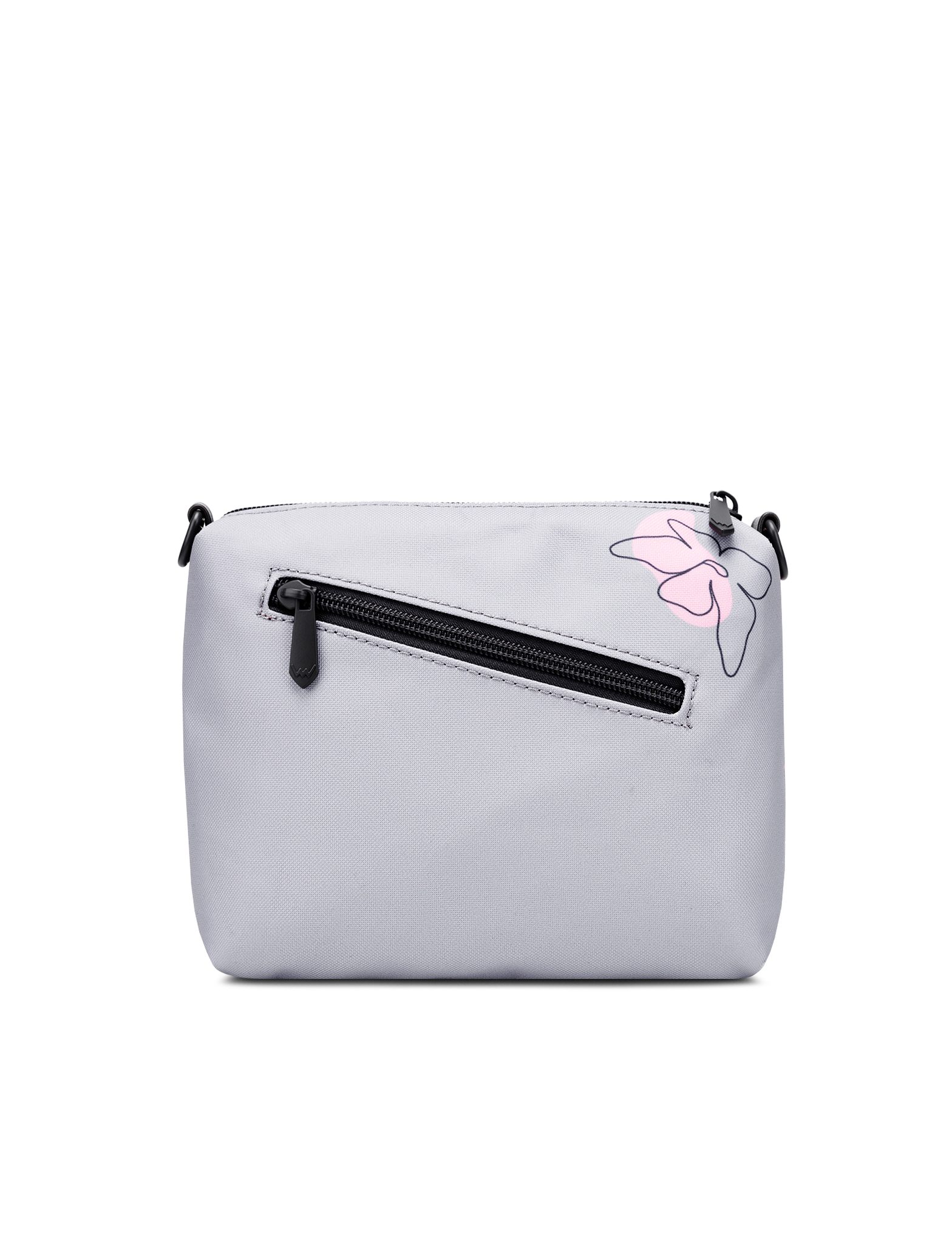 VUCH Nuria Flowers Line Grey Handbag