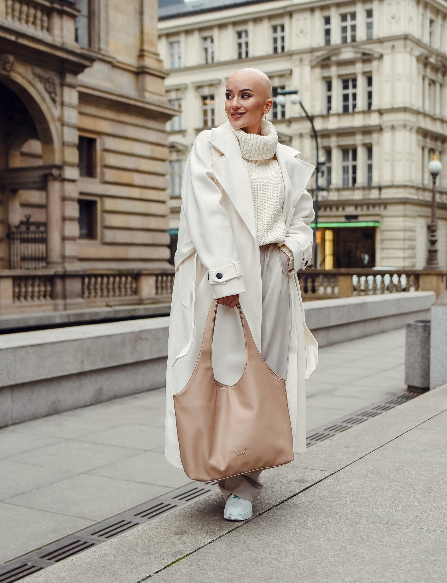 Geantă mare Eileen bej