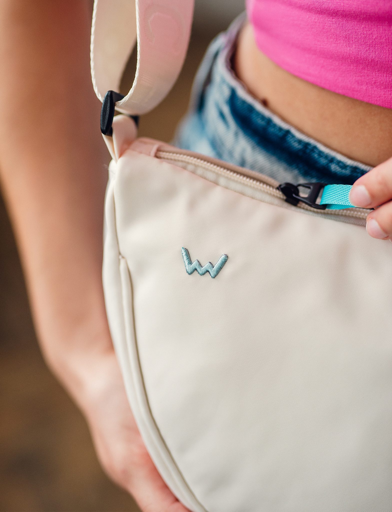 VUCH Clorinda Beige Fanny Pack