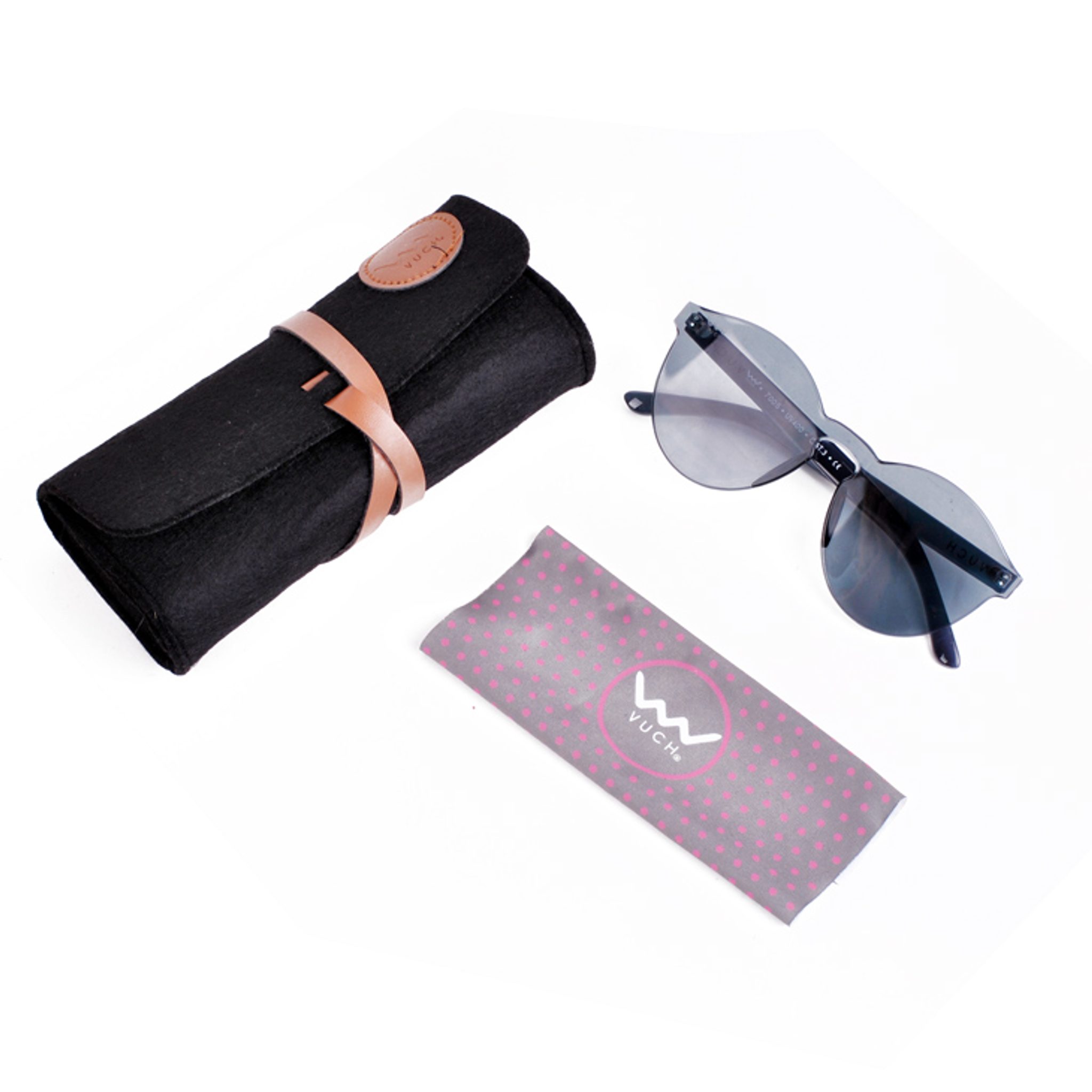 Husă de protecție pentru ochelari, neagră