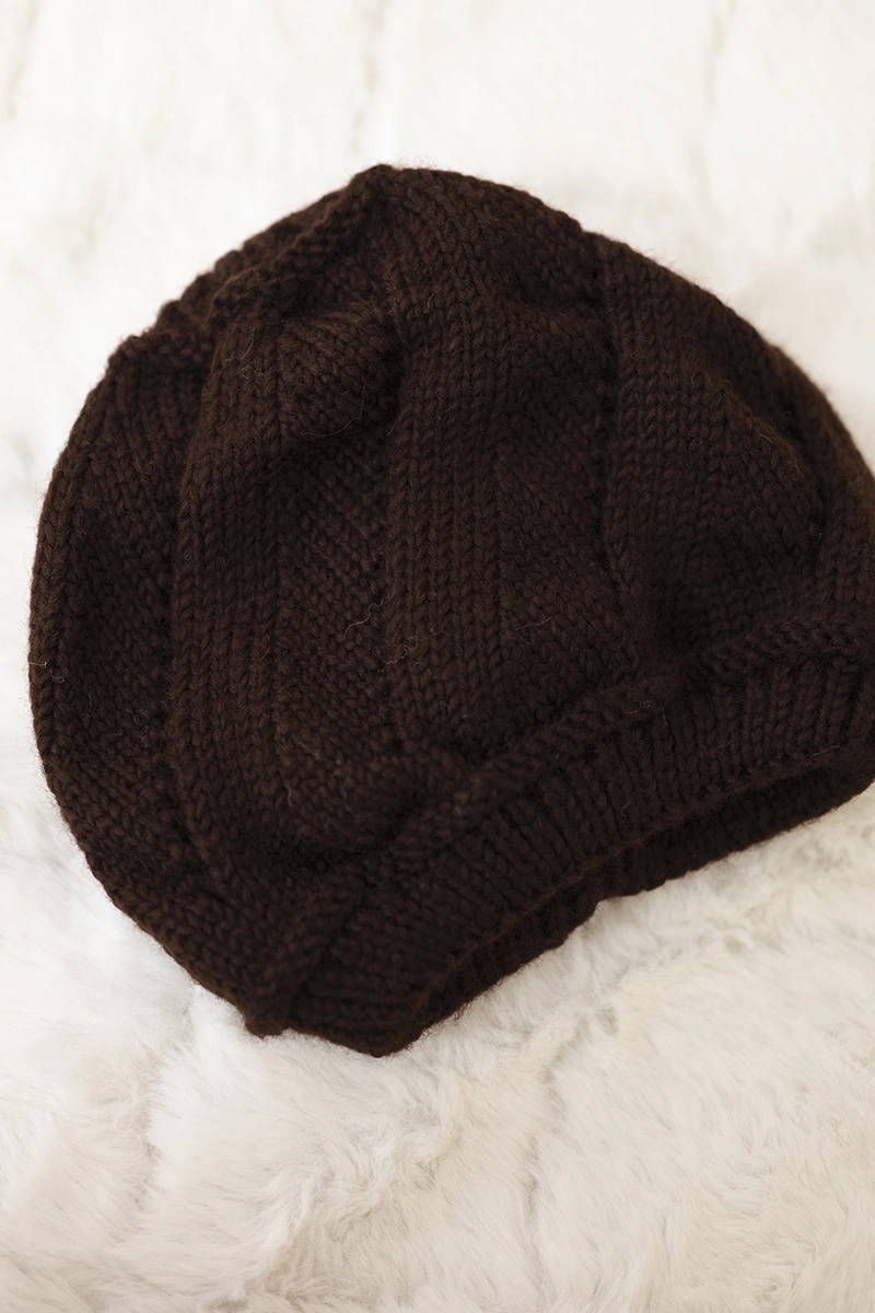 Kesi Women's cap Klarysa K393 brown