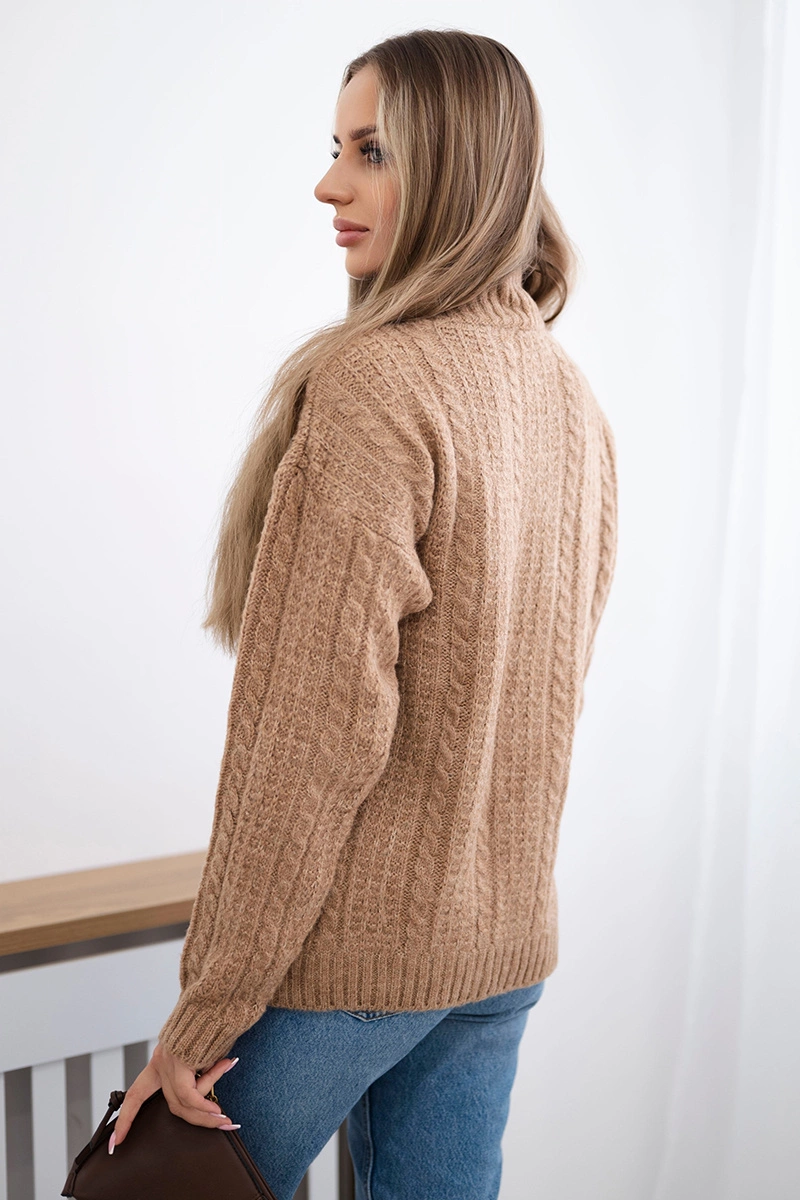 Turtleneck sweater Camel