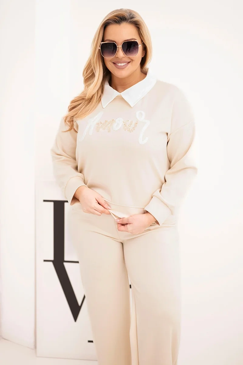 Kesi Włoski Plus Size souprava s límcem