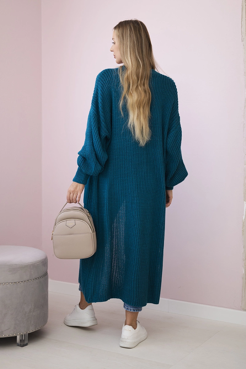 Long Navy Cardigan Sweater