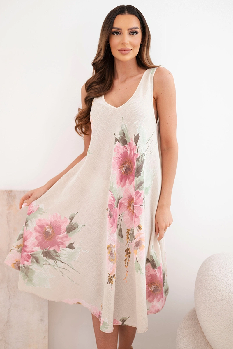 Дамска рокля Kesi с флорален мотив