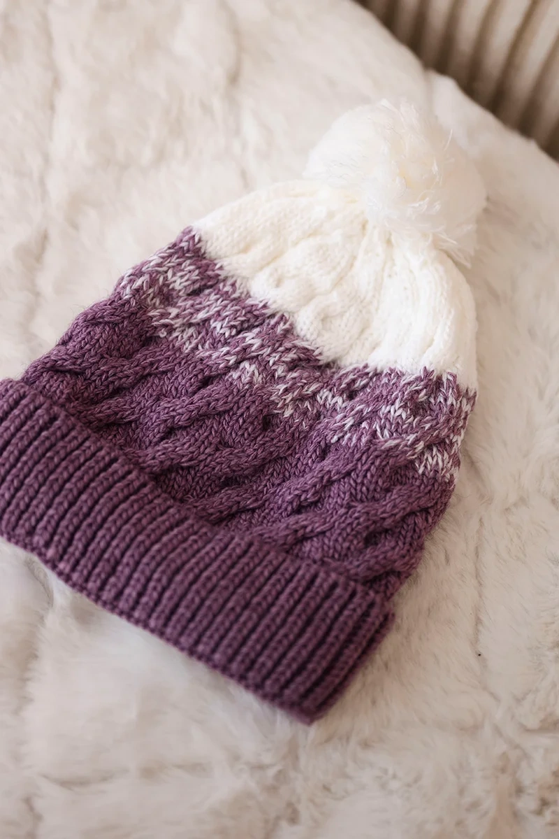 marka niezdefiniowana Čapica s fleece Ilona K218 fialový+biely