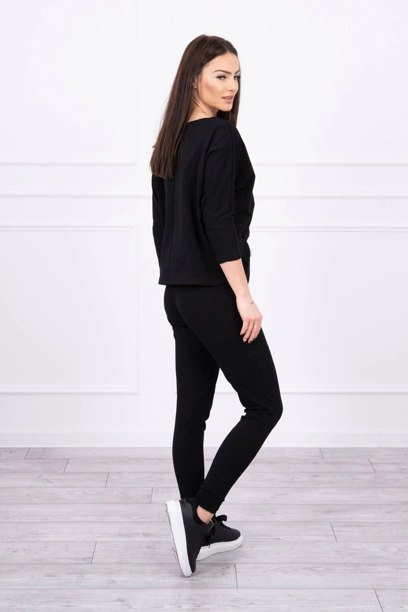 marka niezdefiniowana Set with Queen print black