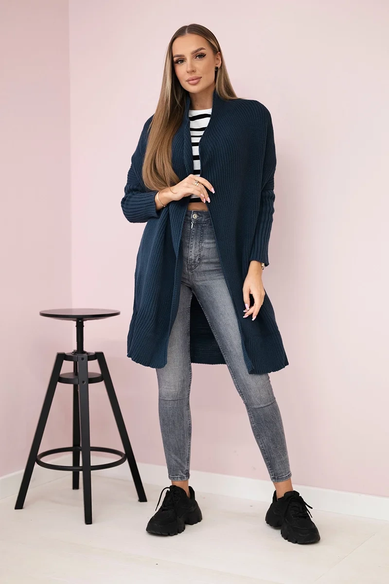 Sweater with jeans with batwing sleeves