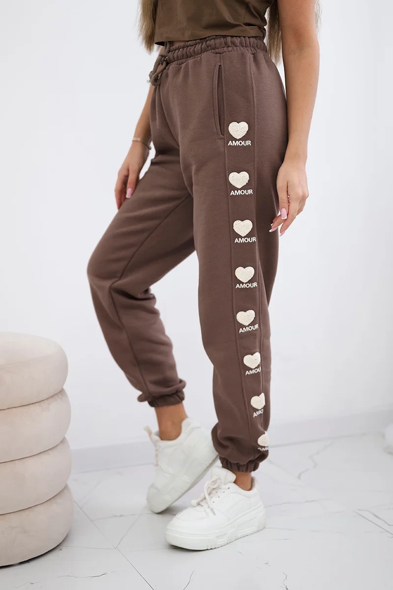 Cotton Amour mocca pants