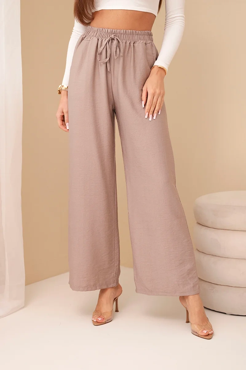 Viskózové široké kalhoty Fango