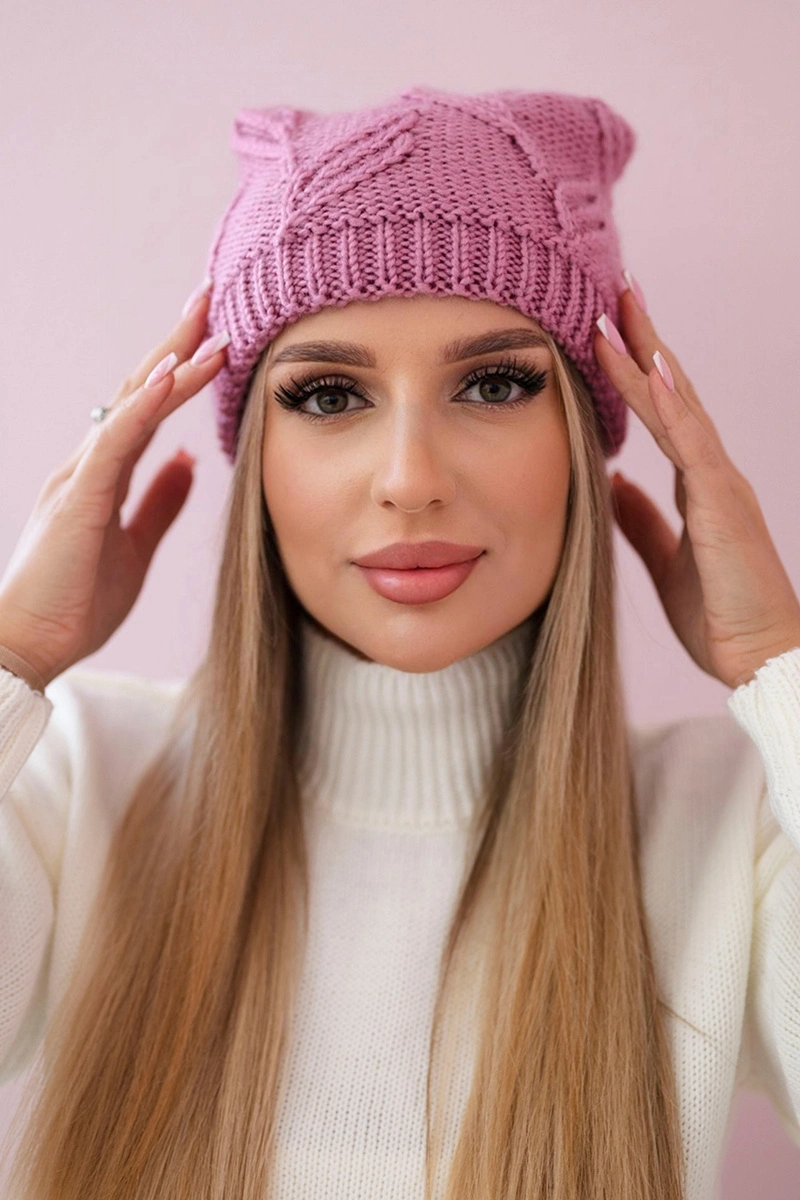 Kesi Dámska čiapka Majka K376 tmavo ružová