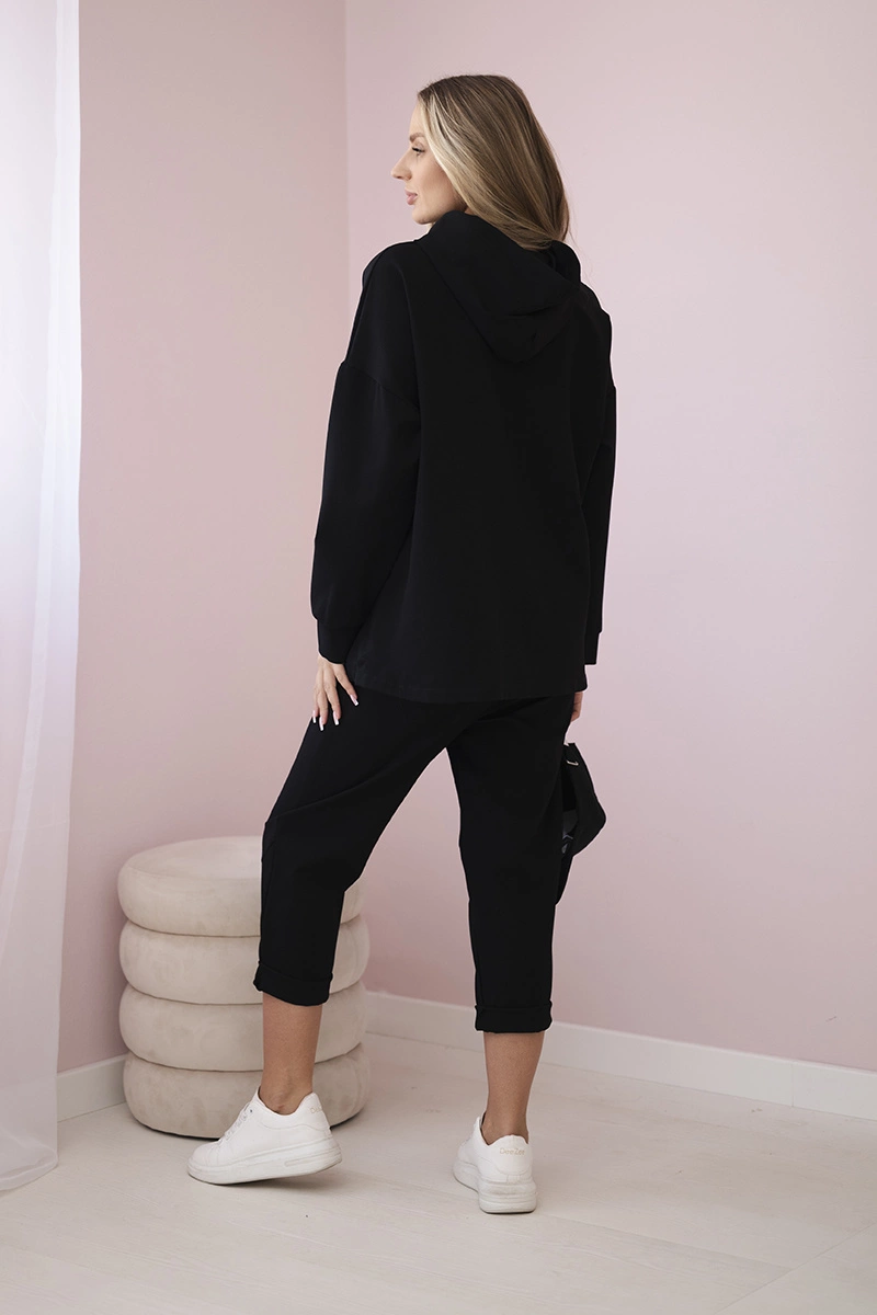 Set Punto Milano winter hoodie + pants black