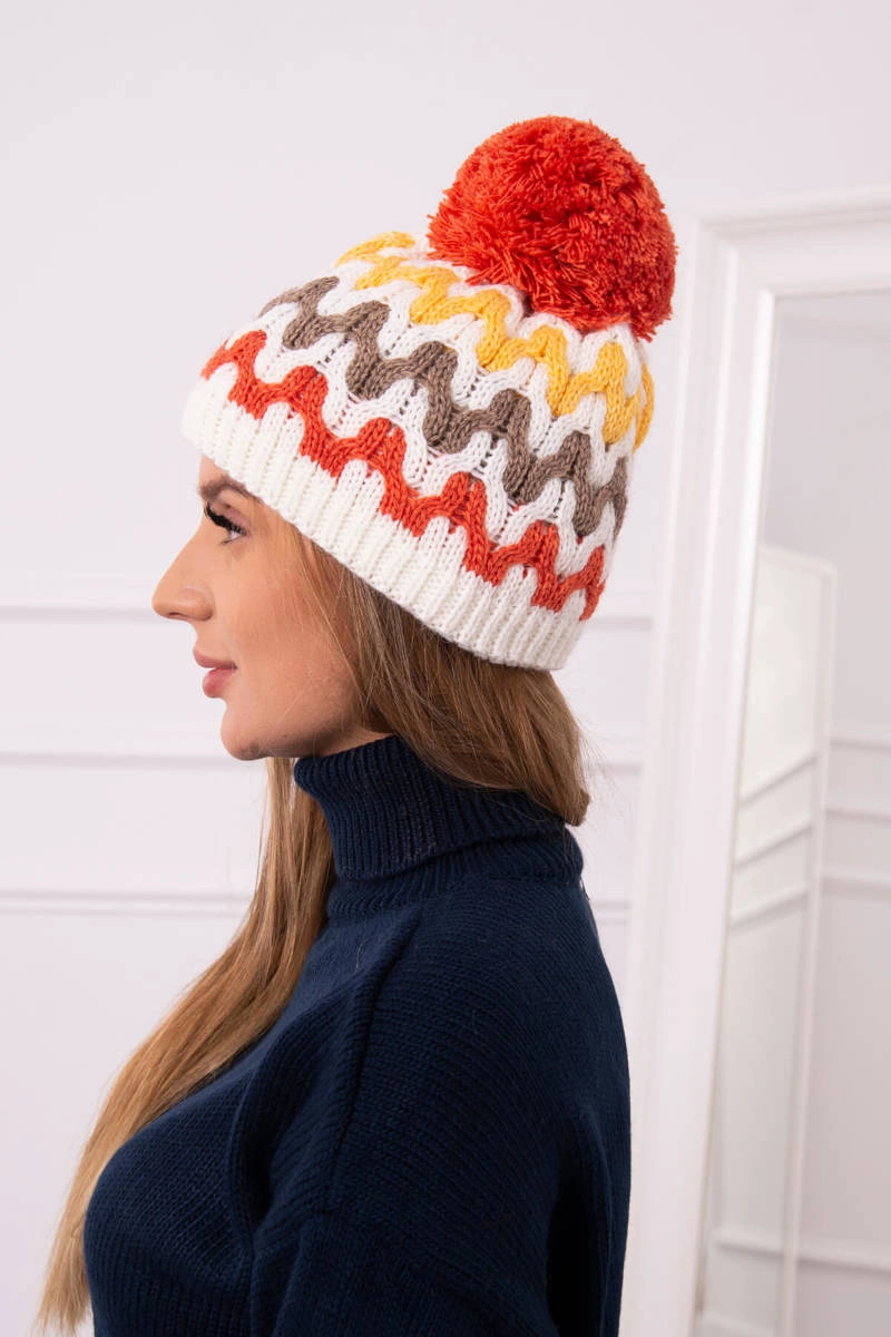 Women&#039;s cap Laila K283 ecru
