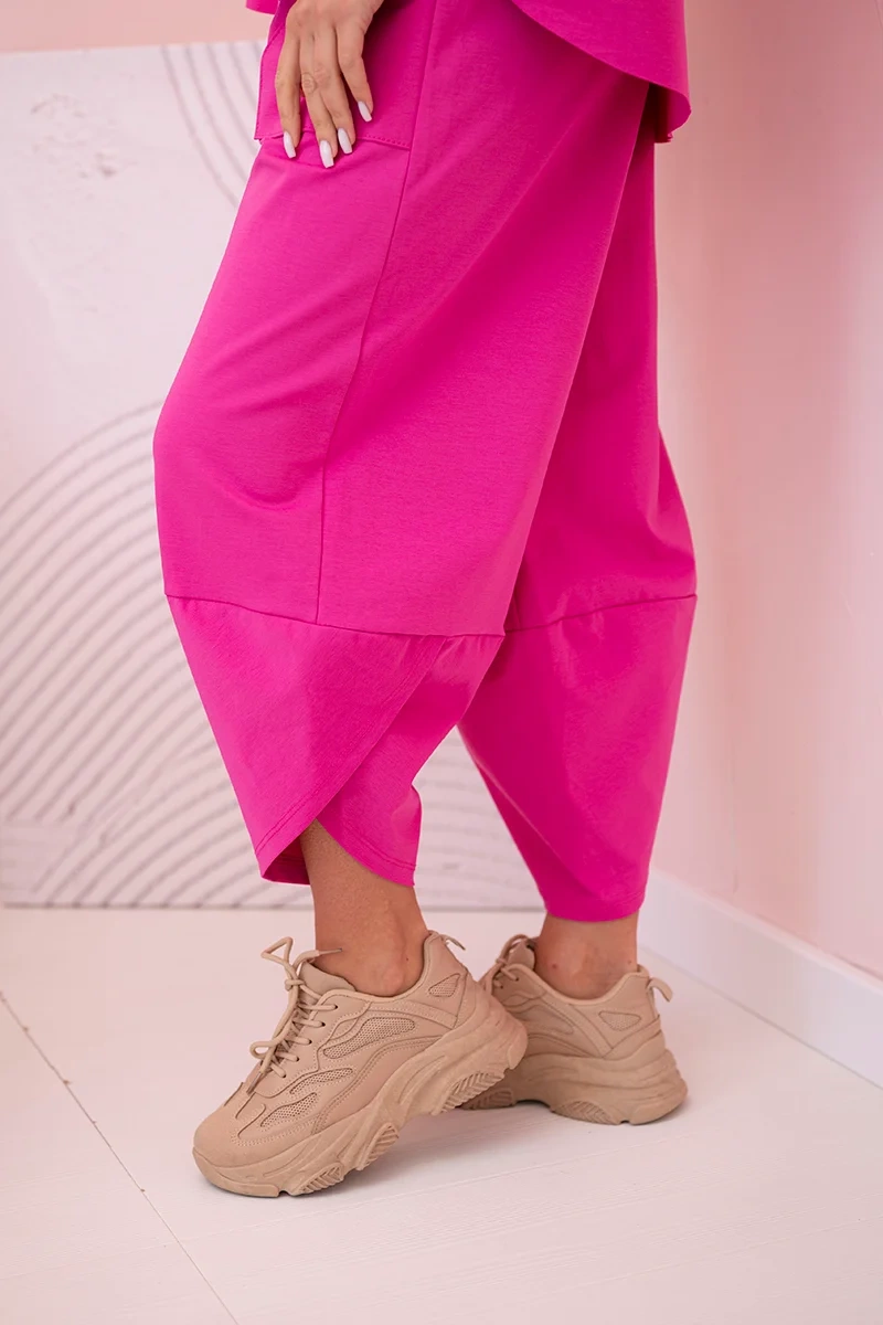 Women's set sweatshirt + pants Punto - pink