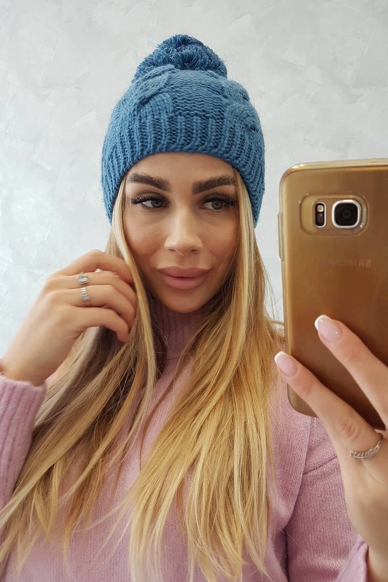 marka niezdefiniowana Cap with fleece Stefania K278 jeans