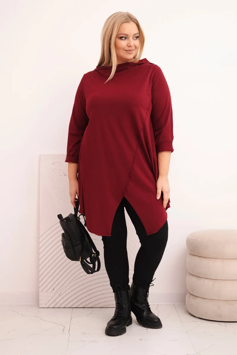 Kesi dámska asymetrická blúzka Plus Size