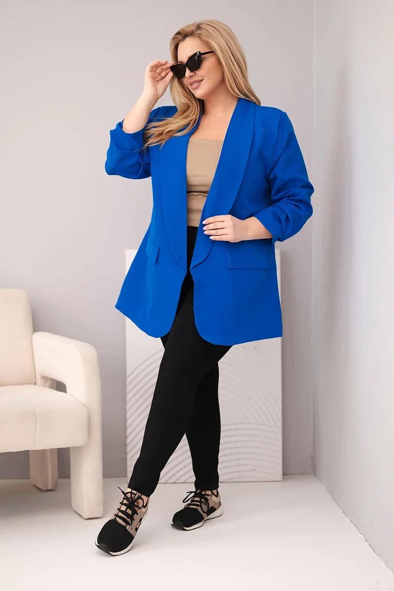 Elegantné plus-size sako Kesi