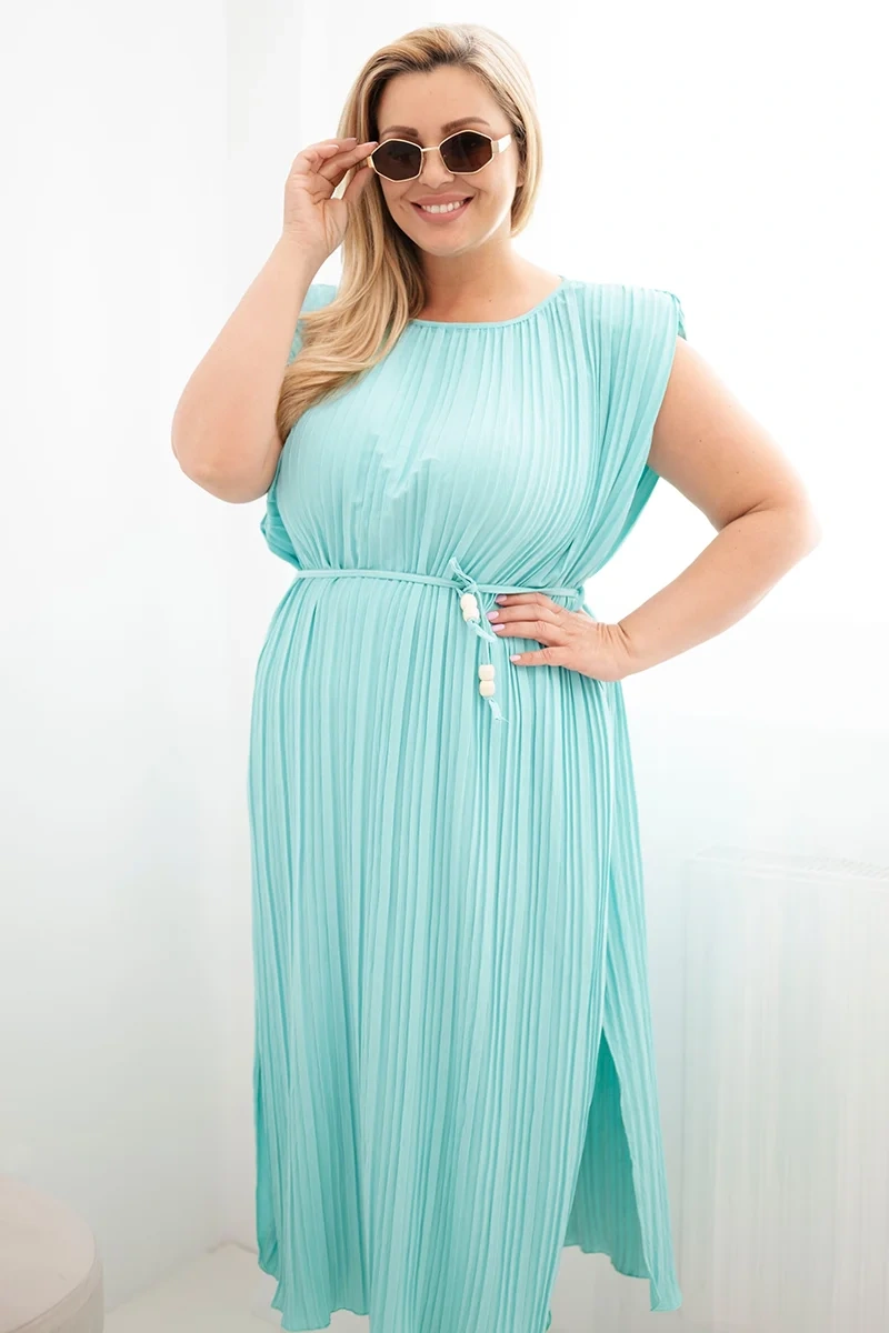 Kesi Włoski plus size plisované šaty