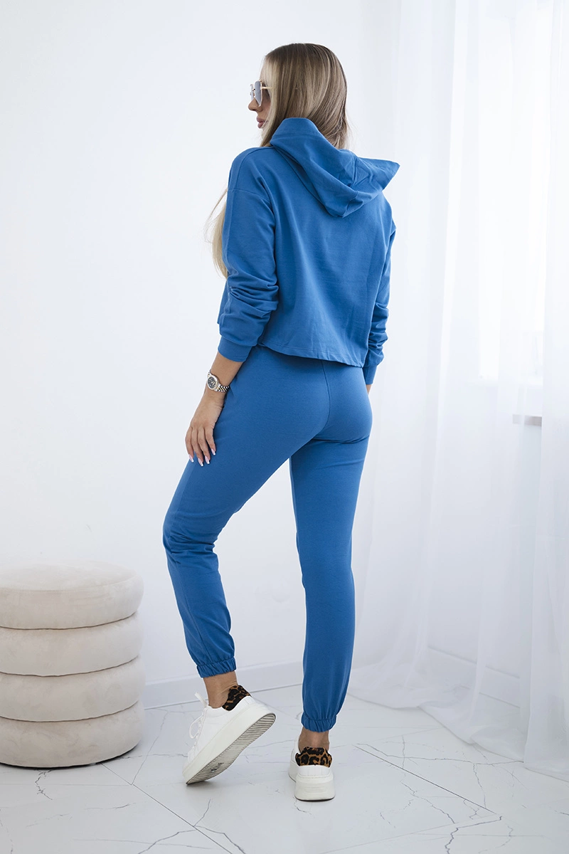 Set with jeans print