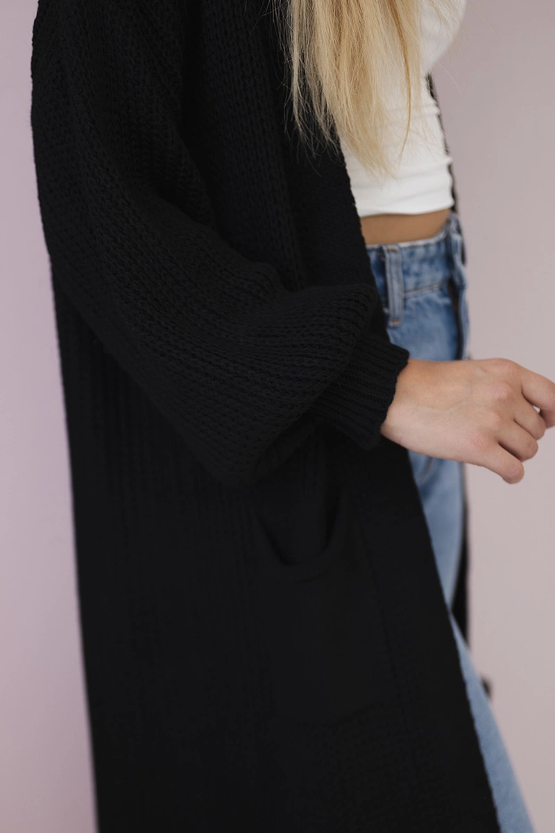 Long sweater black