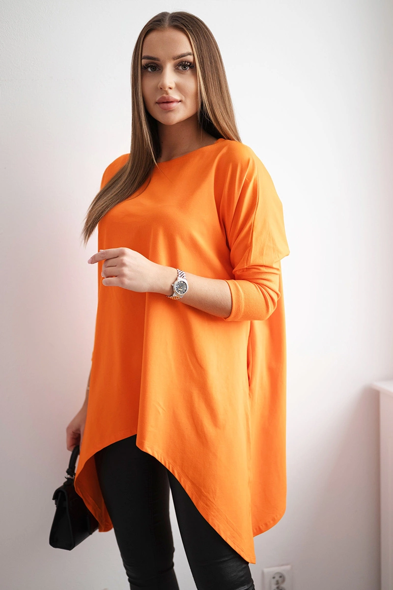 Oversize blouse orange