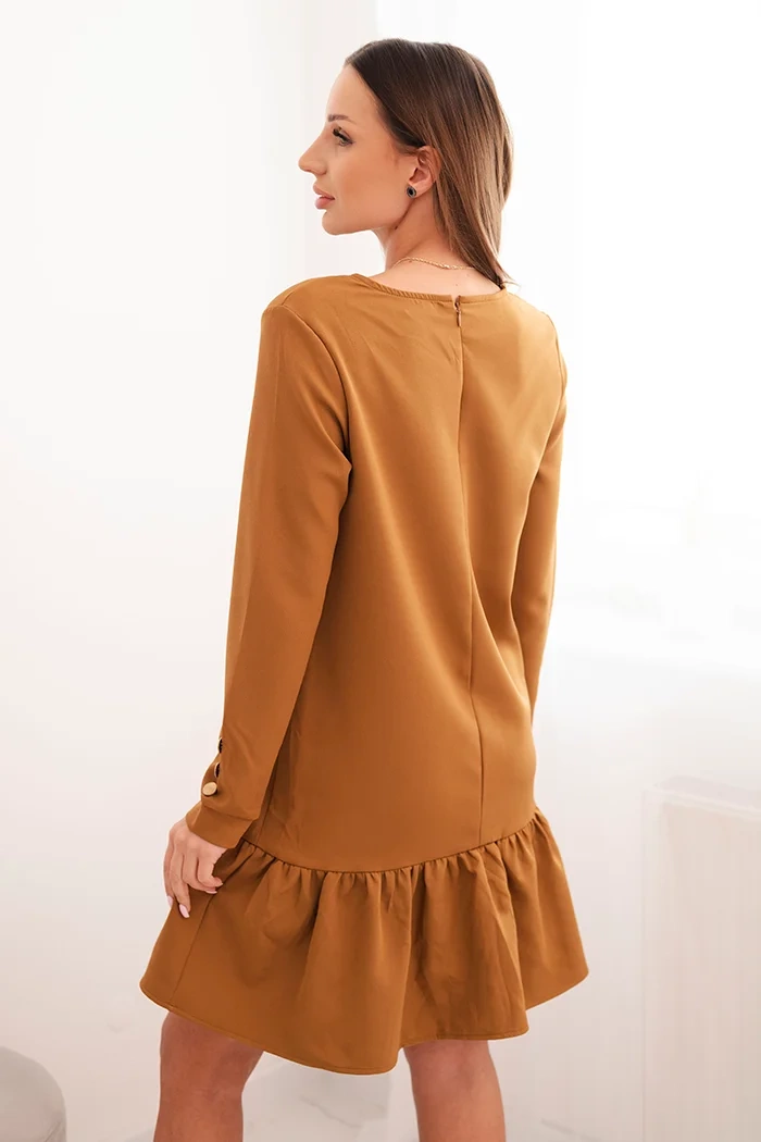 Dress with a camel