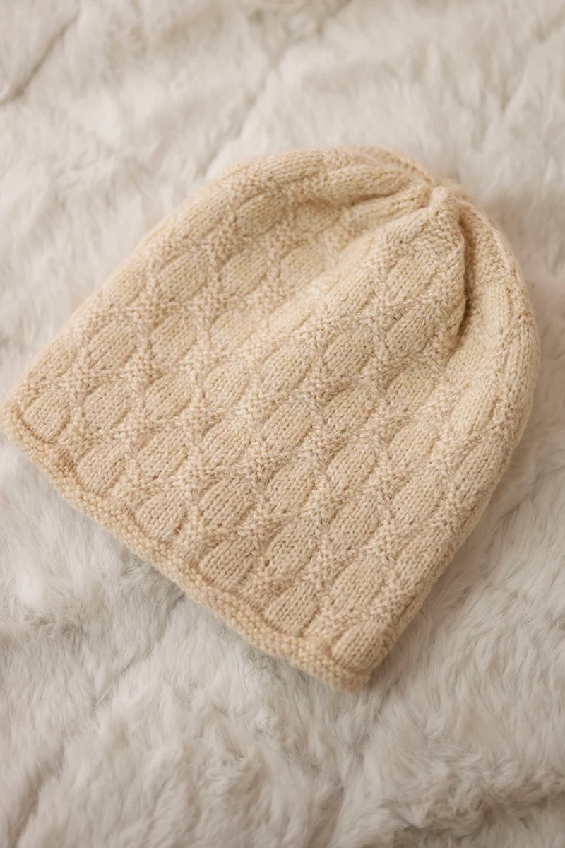 marka niezdefiniowana Cap Agata K222 light beige