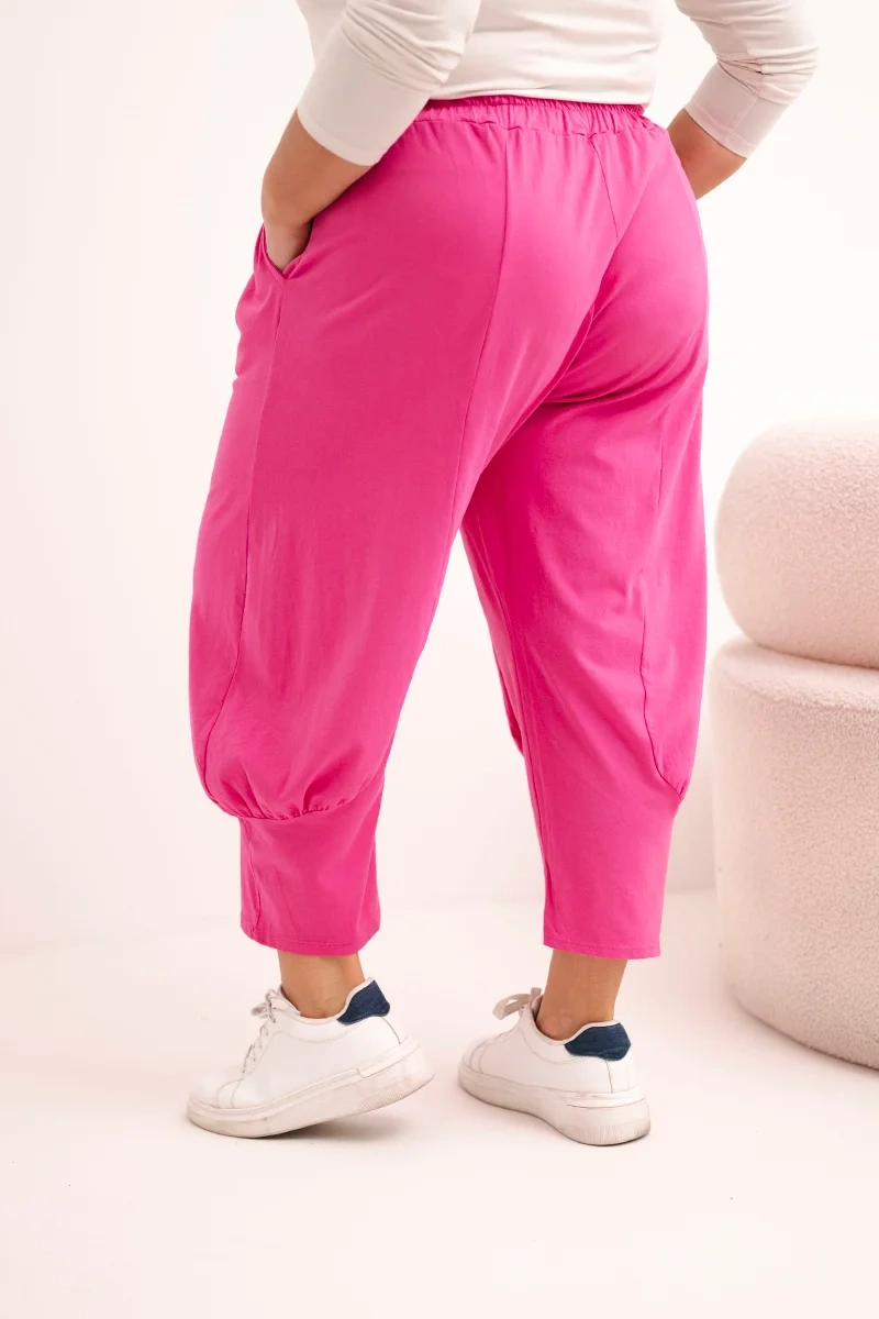 Kesi Włoski Plus Size nohavice s nízkym pásom