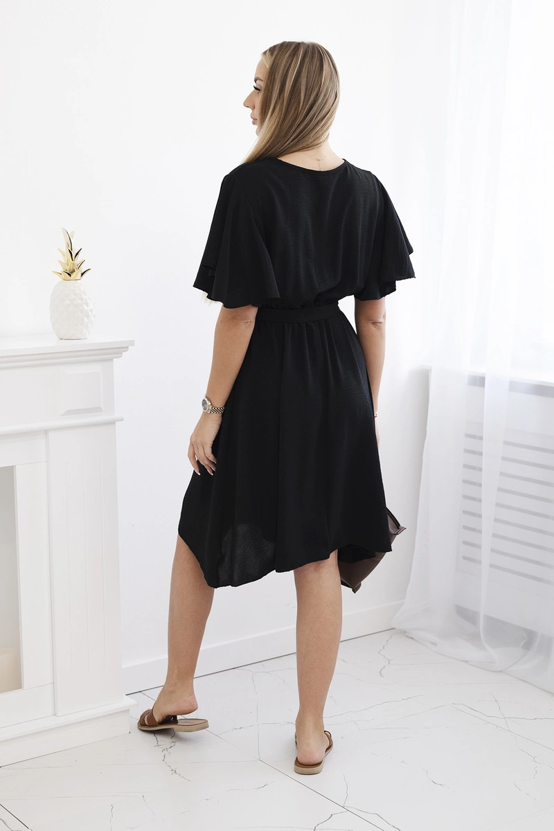 Kesi Włoski Dress with a plunging neckline black