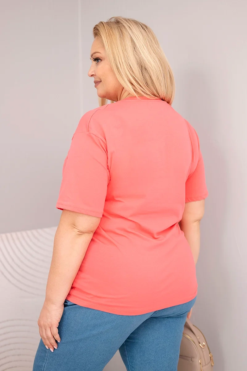Kesi Włoski bavlnená plus-size blúzka