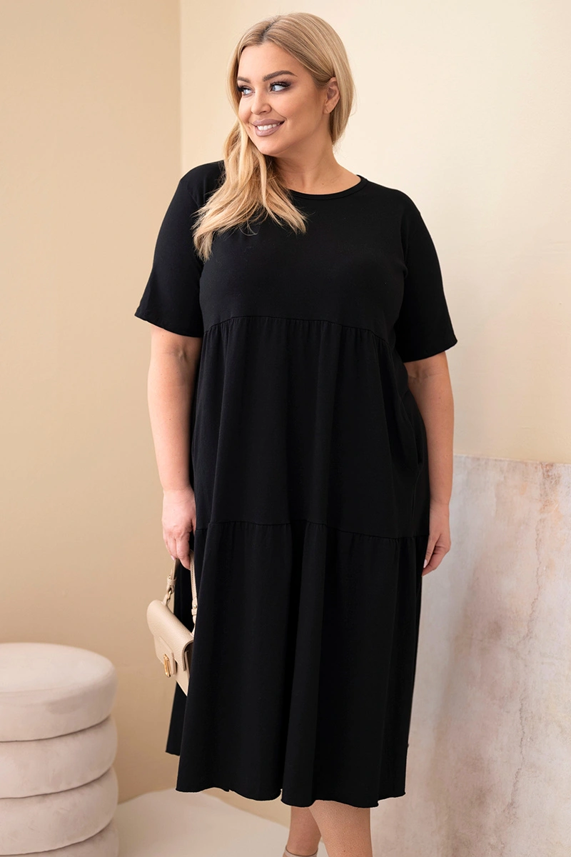 Kesi Włoski dámské bavlněné Plus Size šaty
