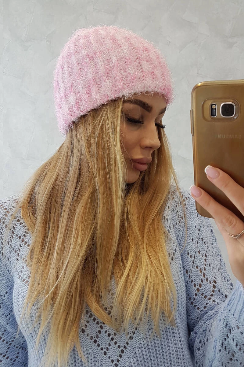 Women&#039;s cap Cina K259 light pink