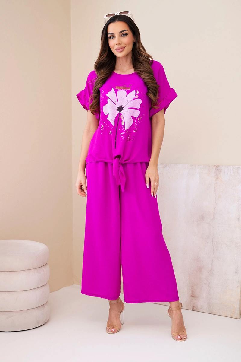 Дамски комплект Kesi Włoski с флорален принт