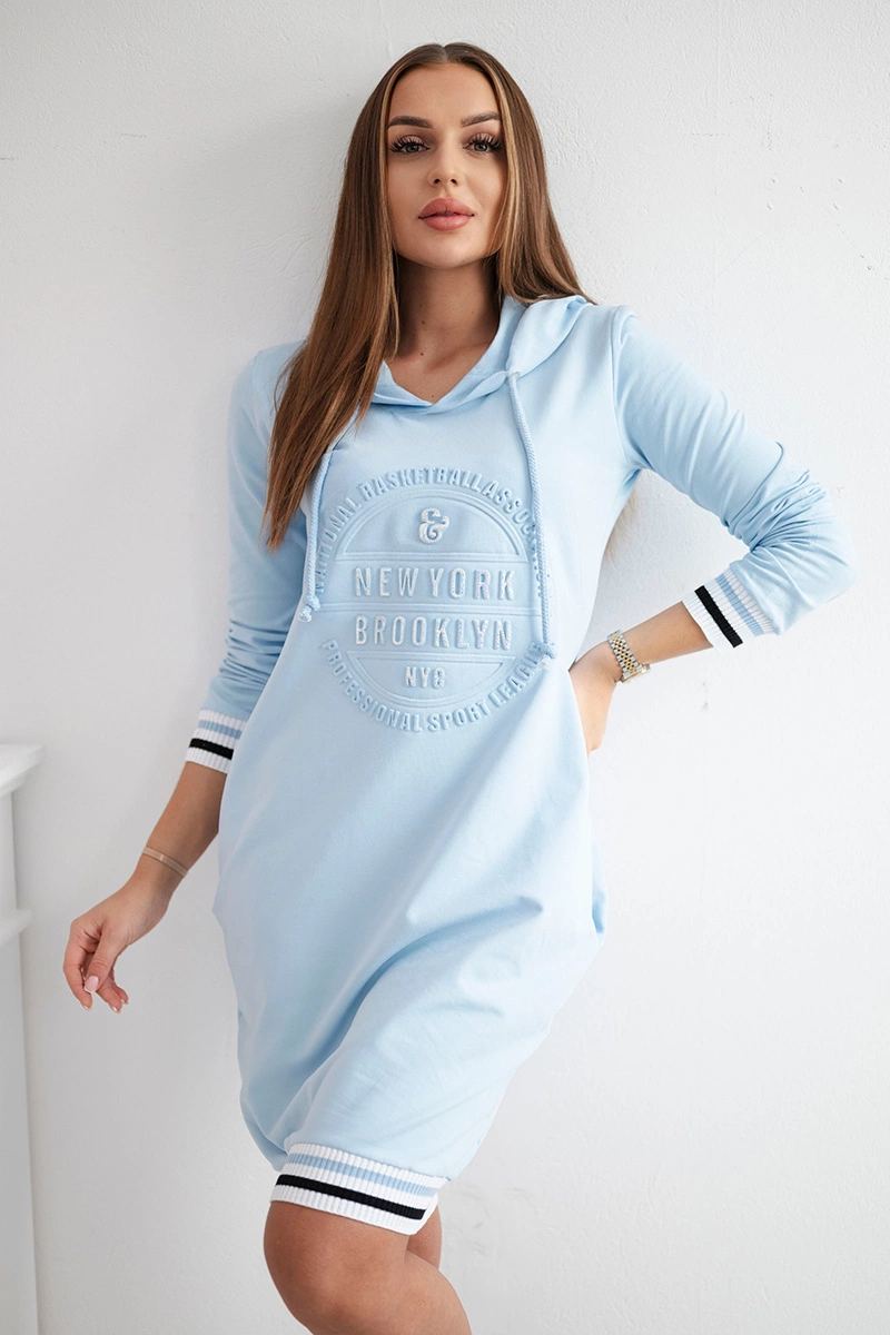 Brooklyn dress azure