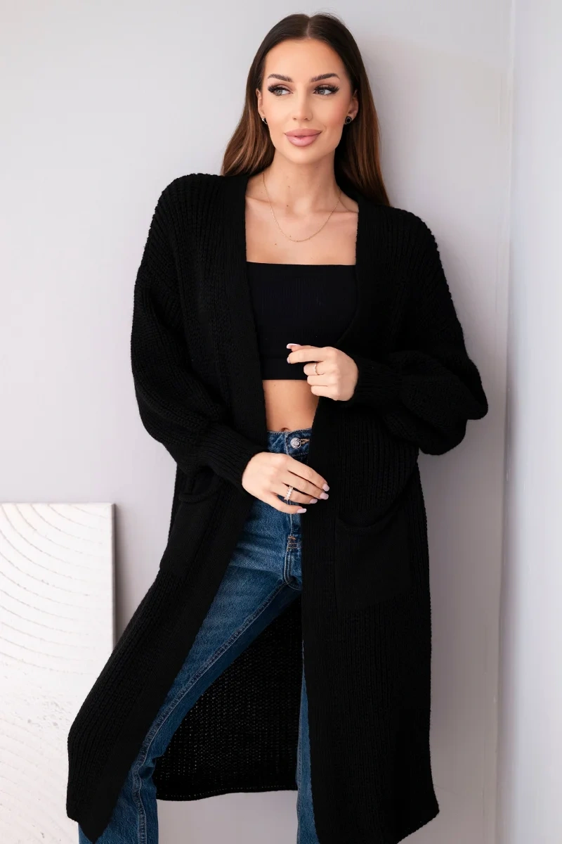 Long sweater black