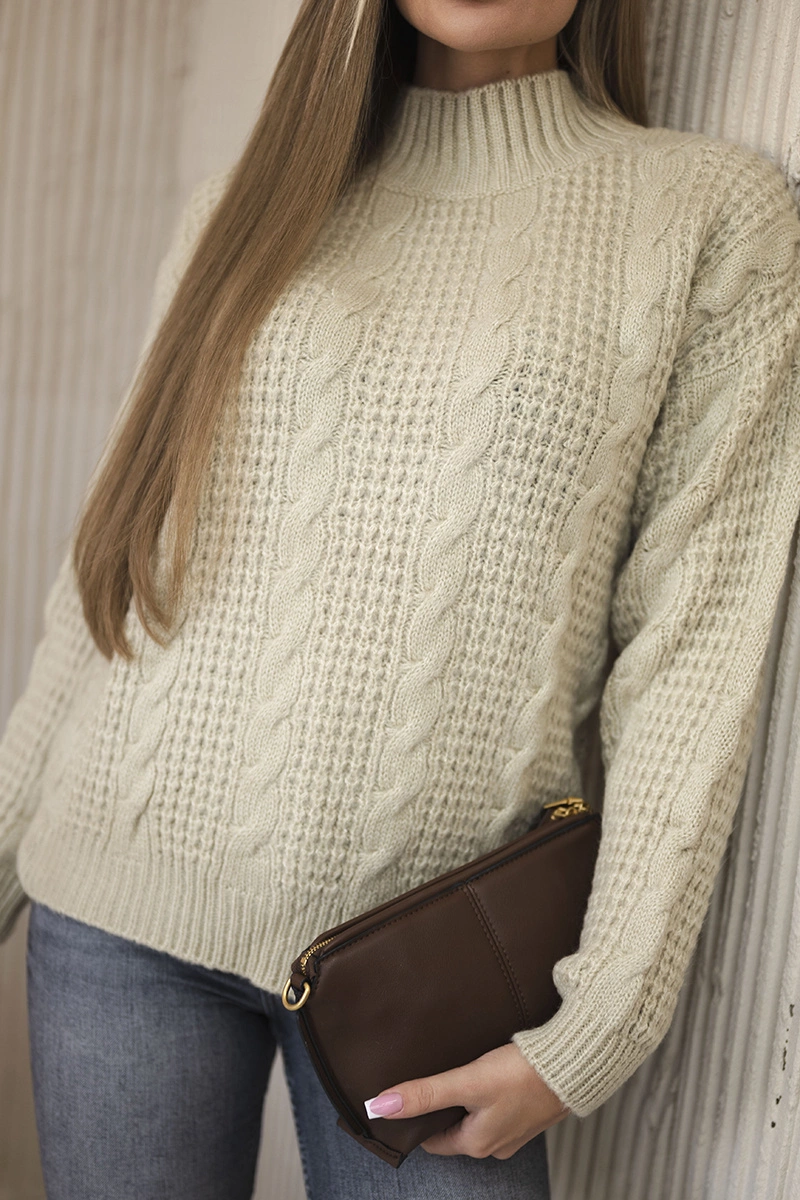 Pullover sweater light beige