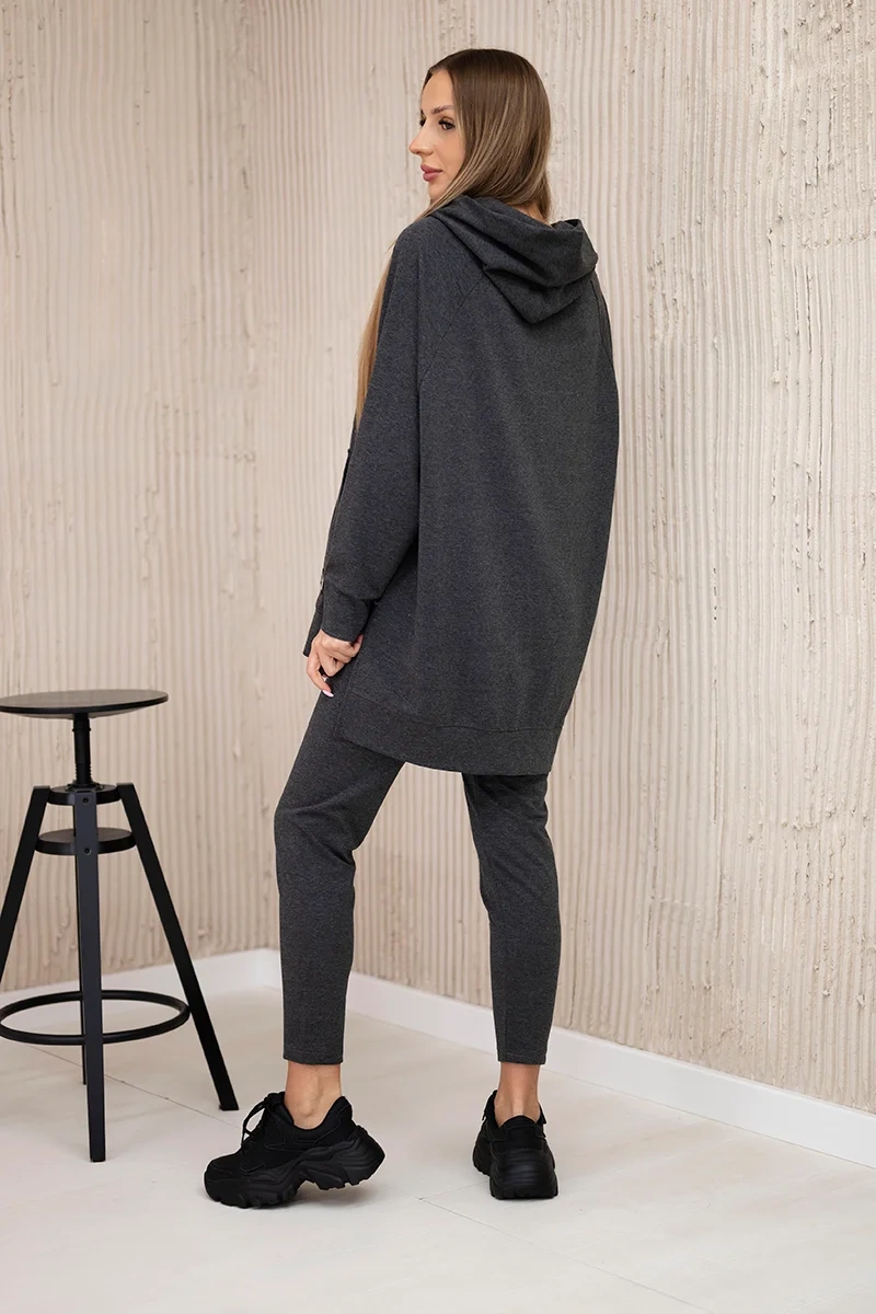 Set with graphite sweatshirt